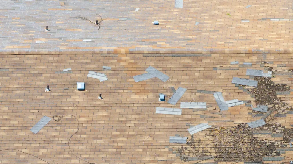 Lawrenceville needing urgent repair after a severe weather storm in Gwinnett County.