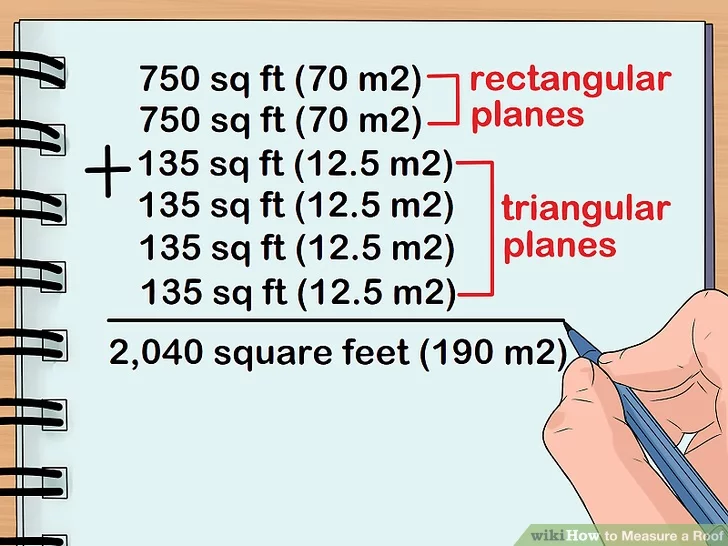 area of remaining triangles