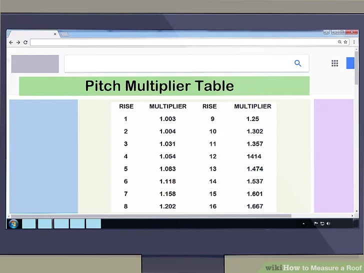 pitch multiplier table