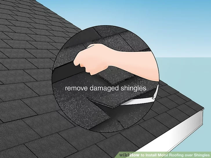 dealing with damaged shingles
