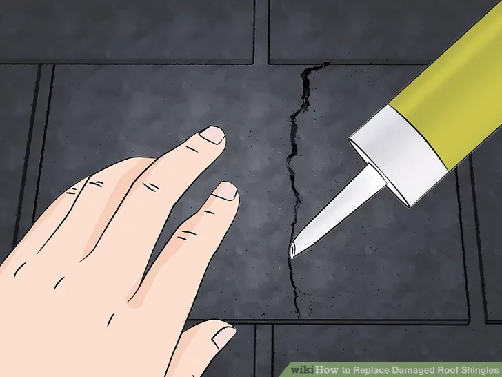 fix cracked or split shingles 
